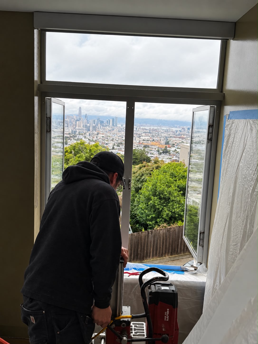 Alcatraz Plumbing technician at work